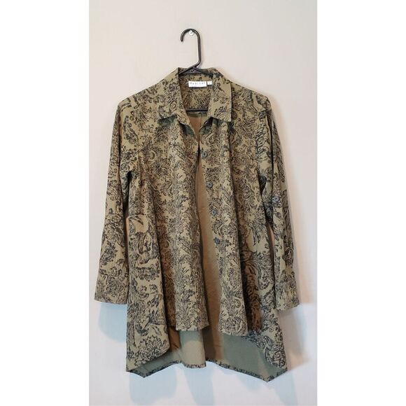 Habitat Blouse Small Lagenlook Artsy Boho - Picture 1 of 3